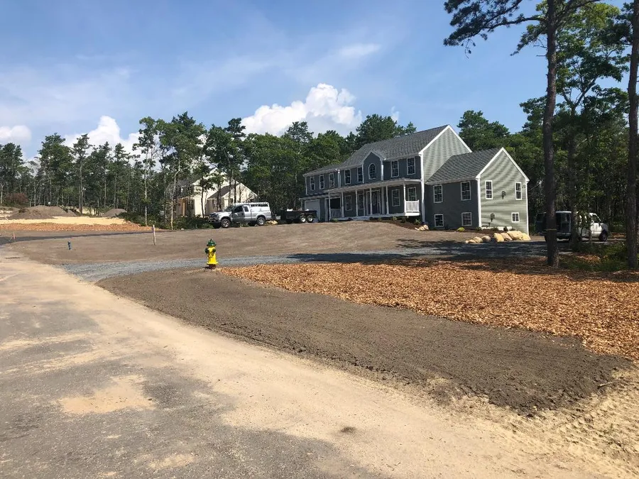 Finished graded road and lots in a new neighborhood
